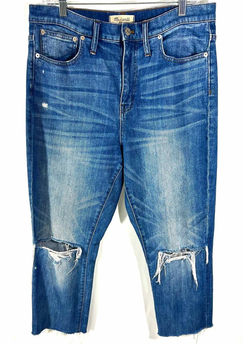 Madewell Size 30=10 Denim Distressed Premium Denim Jeans